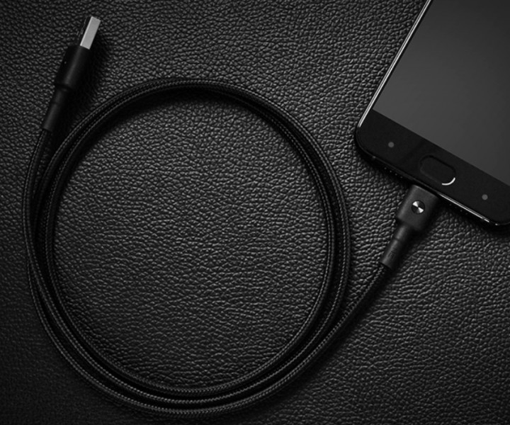 Кабель ZMi AL411 USB - Type-C Black (Kevlar) (30 см) AL411 Black